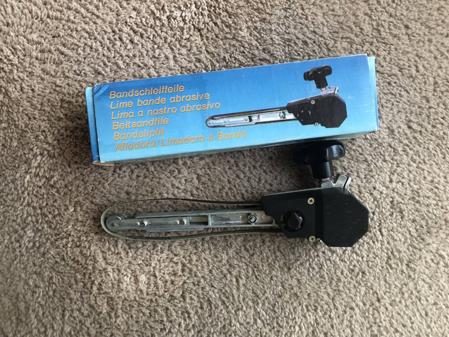Drill Powered ½ inch Belt Sander Attachment