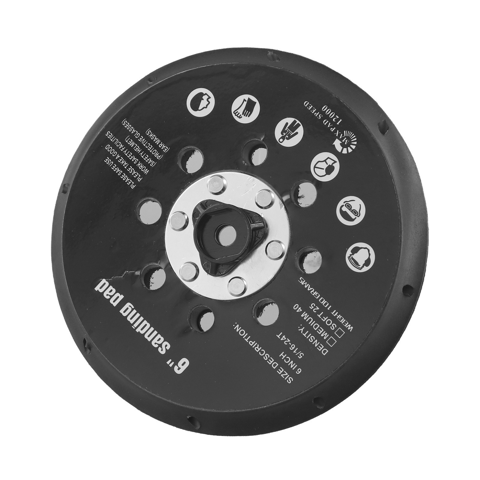 1pc 6 Inch 150mm 17 Holes Sander Backing Pad Grinding Sanding Pad Sanding Disc