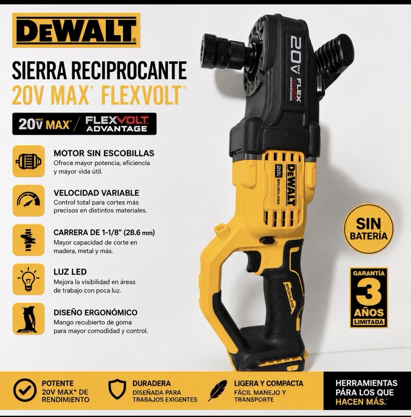 DEWALT DCD445B 20 V Drill Set – Yellow