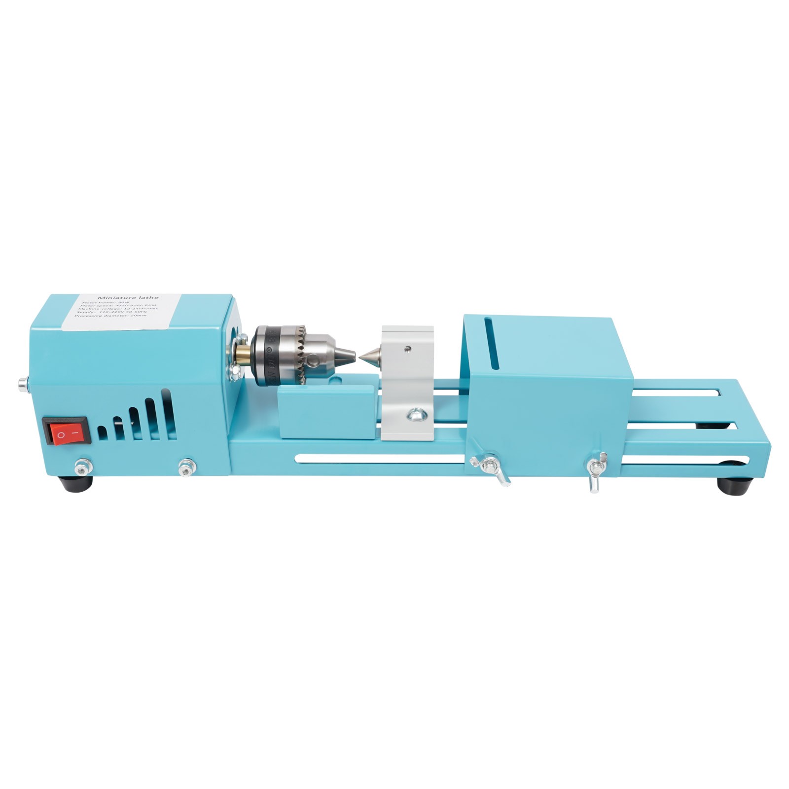 Mini Wood Lathe 5.51&Prime; *1.97&Prime; Woodworking Machine 4000-9000rpm 110-240v