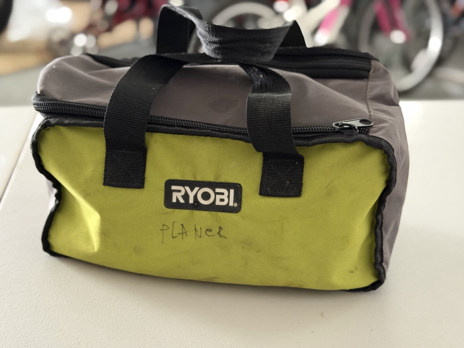 Ryobi HPL52 3-1/4 in Corded Handheld Planer 120V 1200W w/ Dust Bag Case