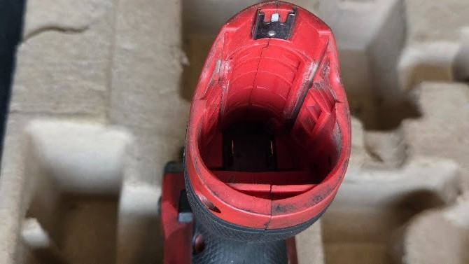 Returned C: Milwaukee 2555-20 M12 Fuel Stubby 1/2 in. Impact Wrench (208-436)