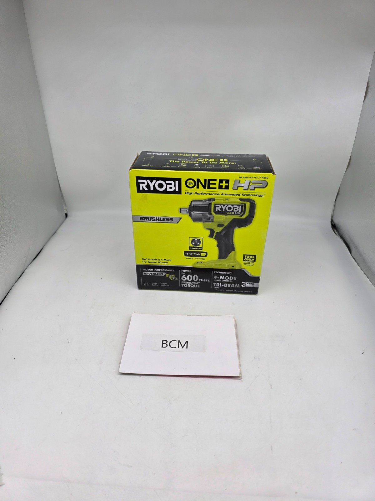 Ryobi P262 ONE+ HP Brushless Impact Wrench BRAND NEW