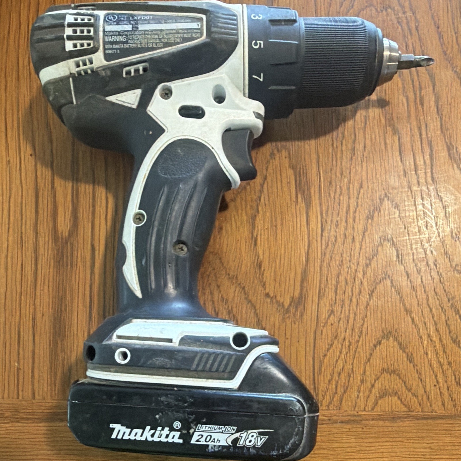 Makita LXFD01 18V LXT Drill/Driver 1/2&Prime; Keyless Chuck LED 2.0Ah Batt
