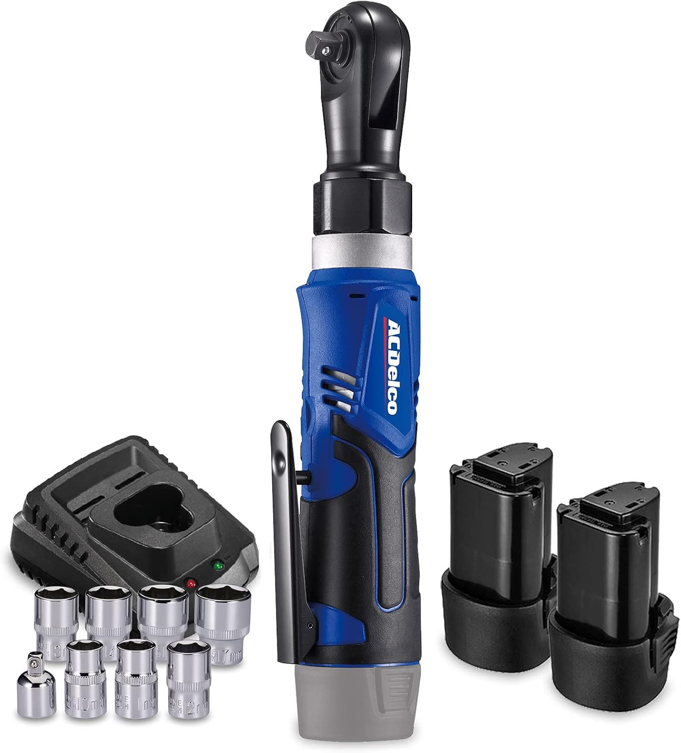 ARW1209-P2 G12 Series 12V Li-Ion Cordless 3/8” 45 Ft-Lbs. Ratchet Wrench Tool Ki