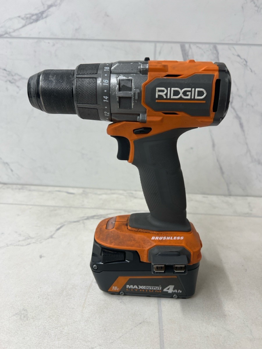 RIDGID R86115 18V Brushless Cordless 1/2&Prime; Hammer Drill/Driver (PO1017432)