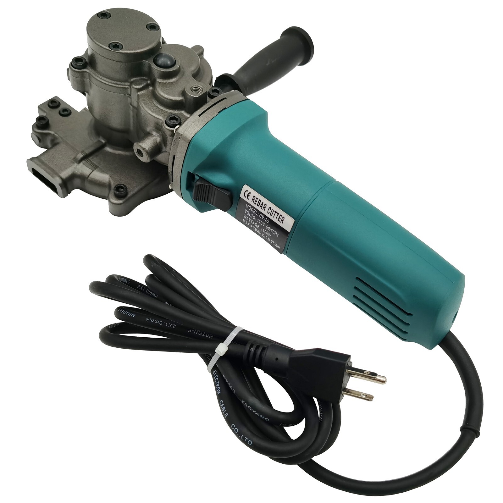 CE-25 110V 1100W 1&Prime; Handheld Electric Rebar Cutting Saw Metal Cold Cut Saw