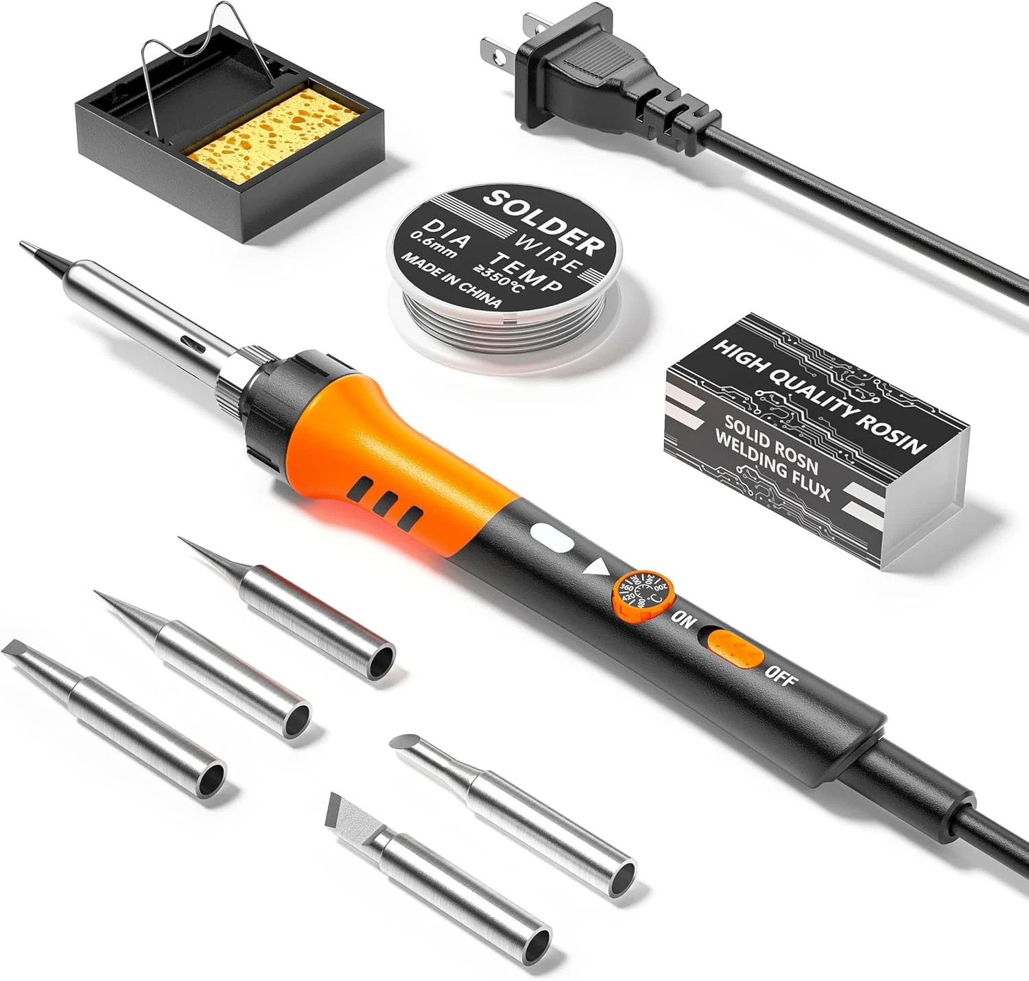 60W Precision Soldering Micro Pen Heavy Duty Kit Small Solder Iron Tool Adjust