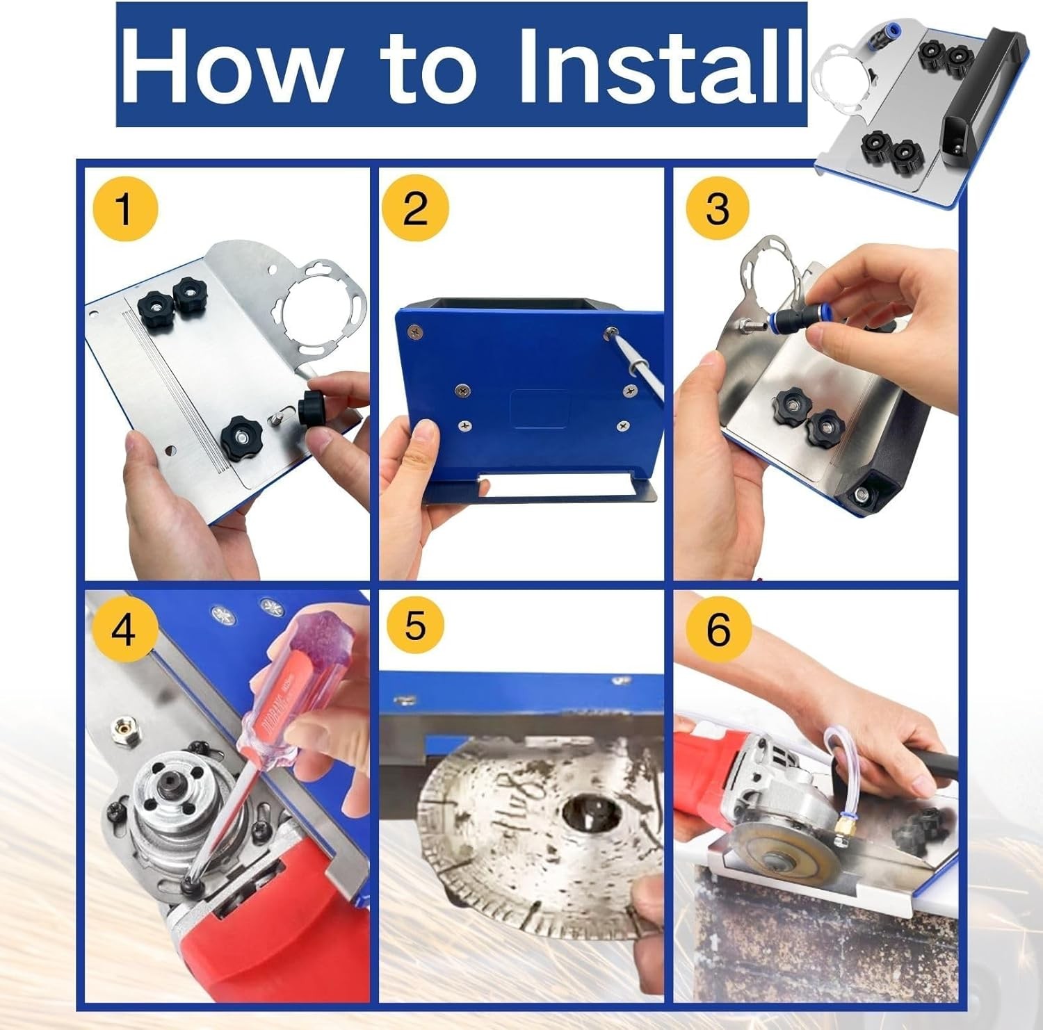 Angle Grinder Stand For Tile 45 Degree Chamfer Cutting Tile Chamfering Tool US
