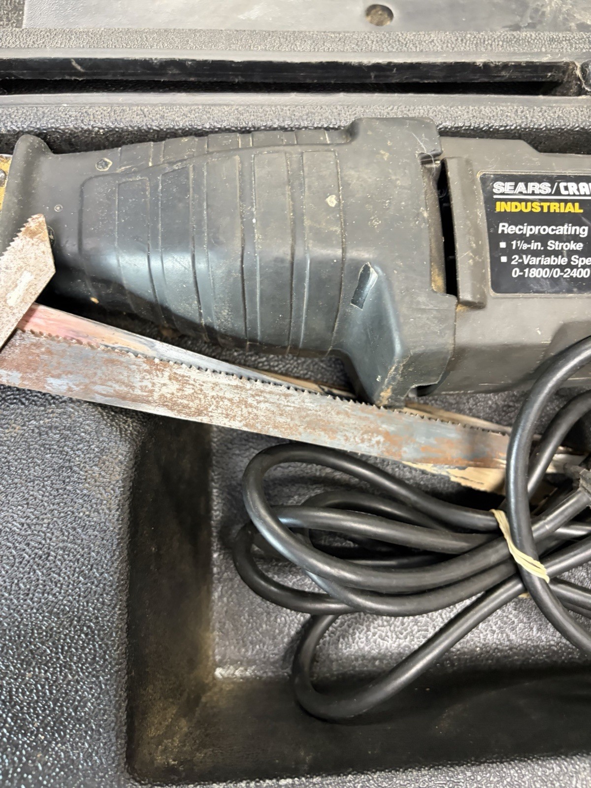 Sears Craftsman 6 Amp 2 Speed Industrial Reciprocating Saw, & Case 900.271260