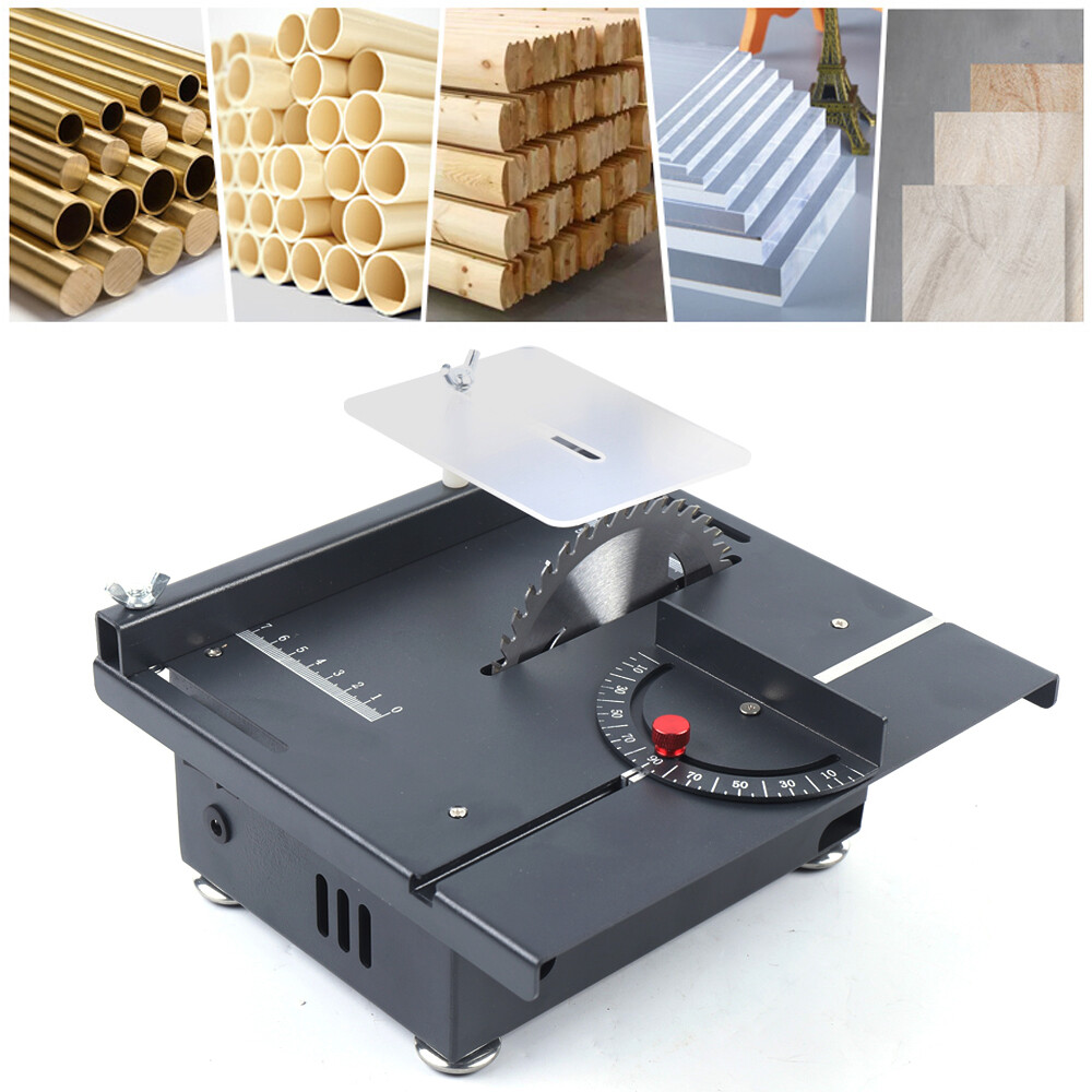 Portable Compact mini Table Saw DIY Projects Work Shop Cutting Depth: 40mm