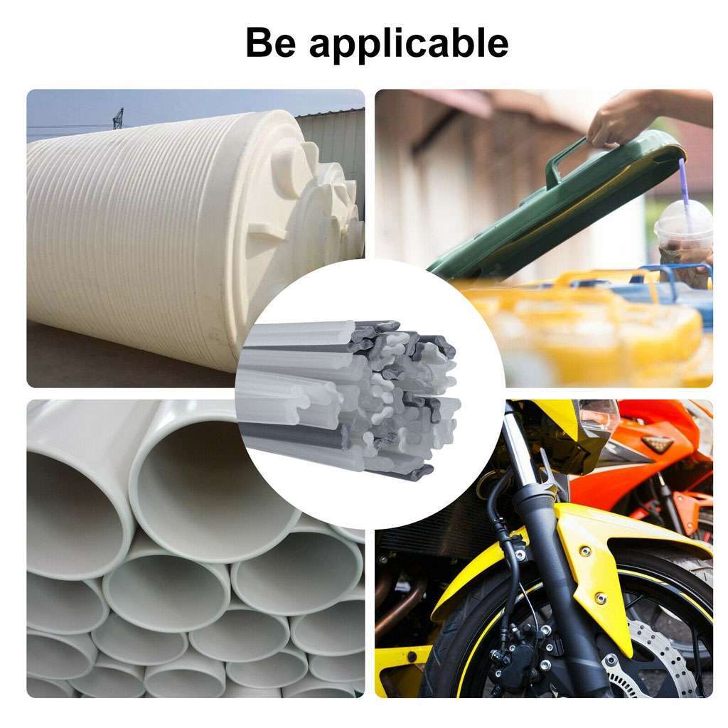50pcs Plastic Welding Rods ABS/PP/PVC/PE Welding Sticks For Plastic Gun Welder