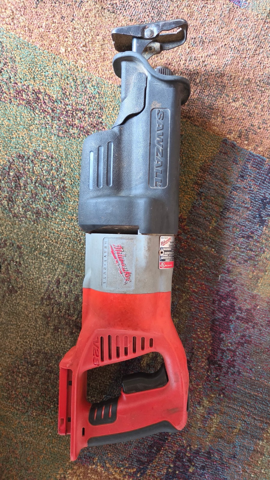 Milwaukee V28 Sawzall Tested Works Great