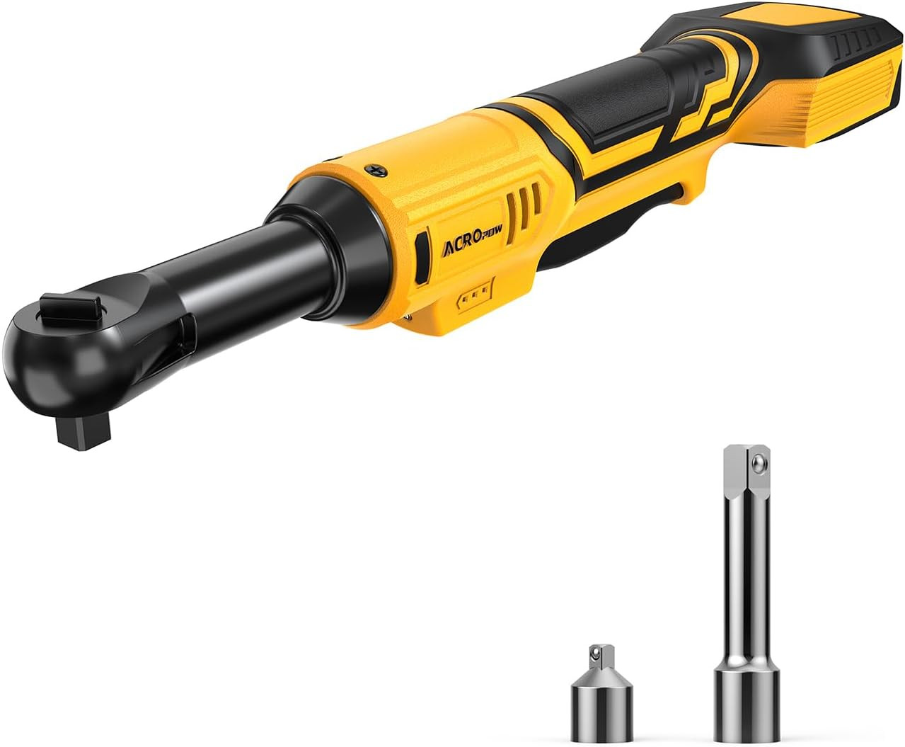 3/8&Prime; Cordless Ratchet Wrench, for Dewalt 20V Battery | 45 Ft-Lbs Extended Electr