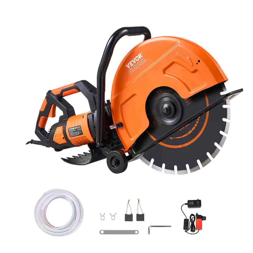 Electric Concrete Saw, 16 In., 3200 W 15 a Motor Circular Saw Cutter