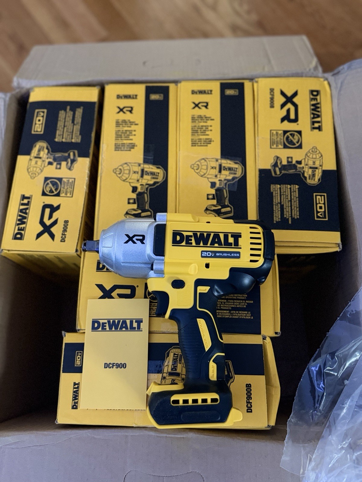DEWALT DCF900B 20V MAX XR 1/2-In Impact Wrench Hog Ring Tool – Yellow (DCF900)