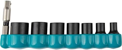 Makita E-01703 Impact XPS™ 8 Pc. 1/4&Prime; Drive 6-Point SAE Impact Socket Set w/Stan