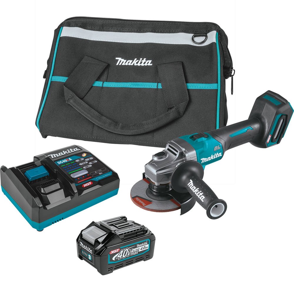 Makita GAG01M1 40V MAX XGT Li-Ion Cordless 4-1/2 in./5 in. Grinder KT (4 Ah) New