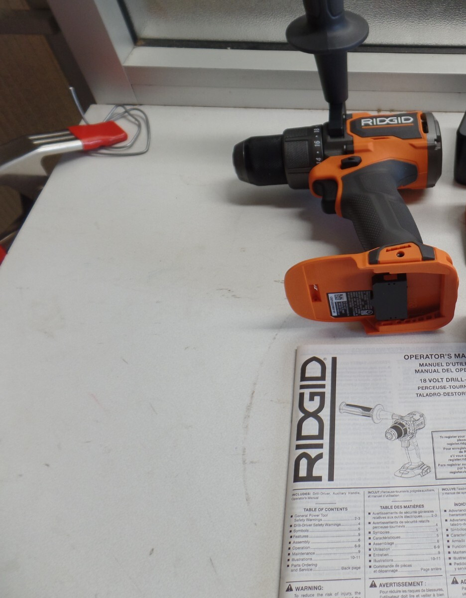 RIDGID 18V Brushless 1/2-inch Drill **NO Battery or Charger*** R86114