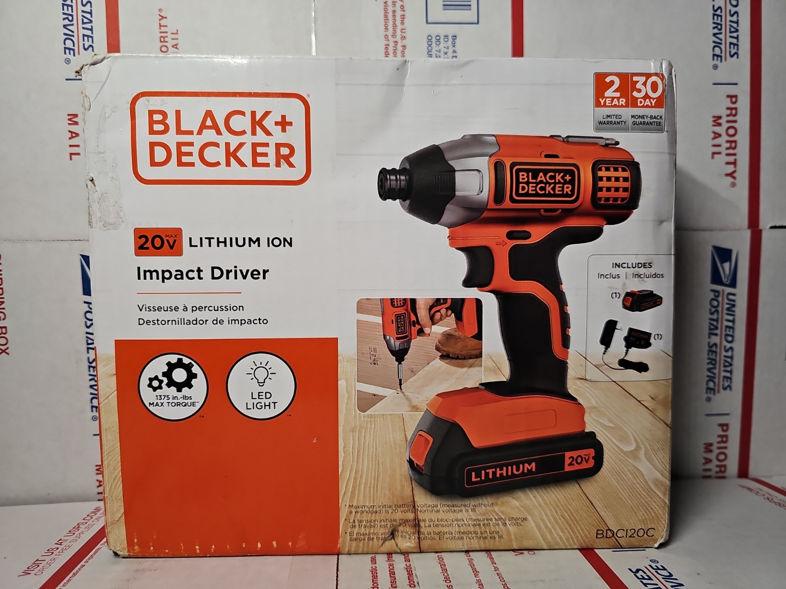 BLACK+DECKER 20V MAX* Lithium Impact Driver – BDCI20C