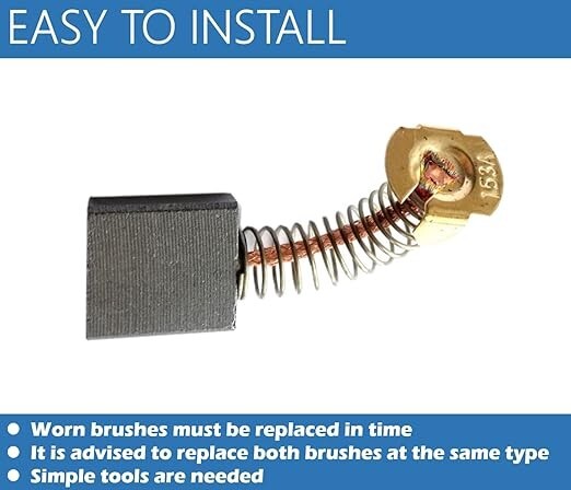 6 Pack Replacement Carbon Brush CB154, CB-154 Compatible with Makita Power Tools