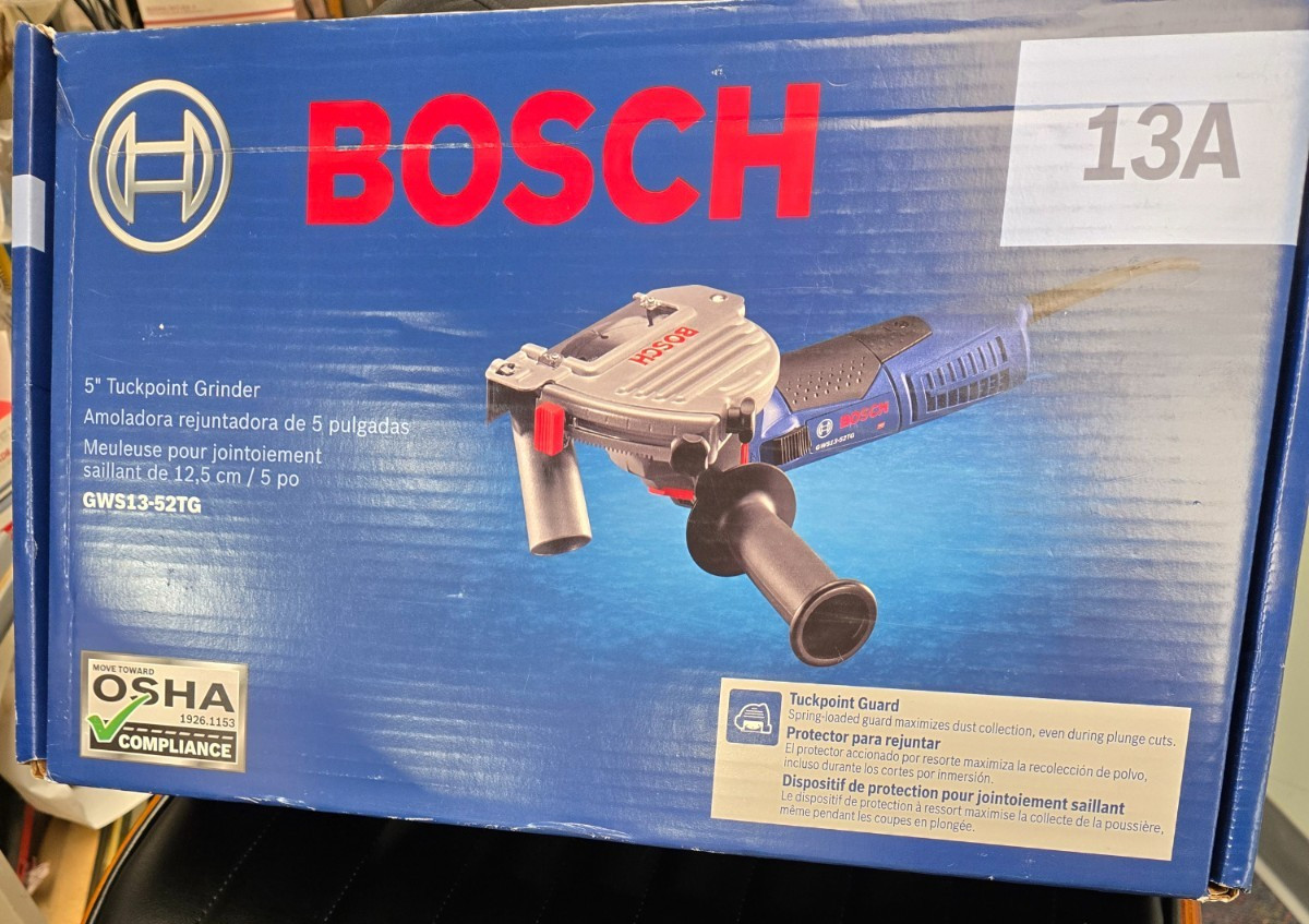 BOSCH GWS13-52TG Corded Tuckpoint Grinder,13 A 794C63