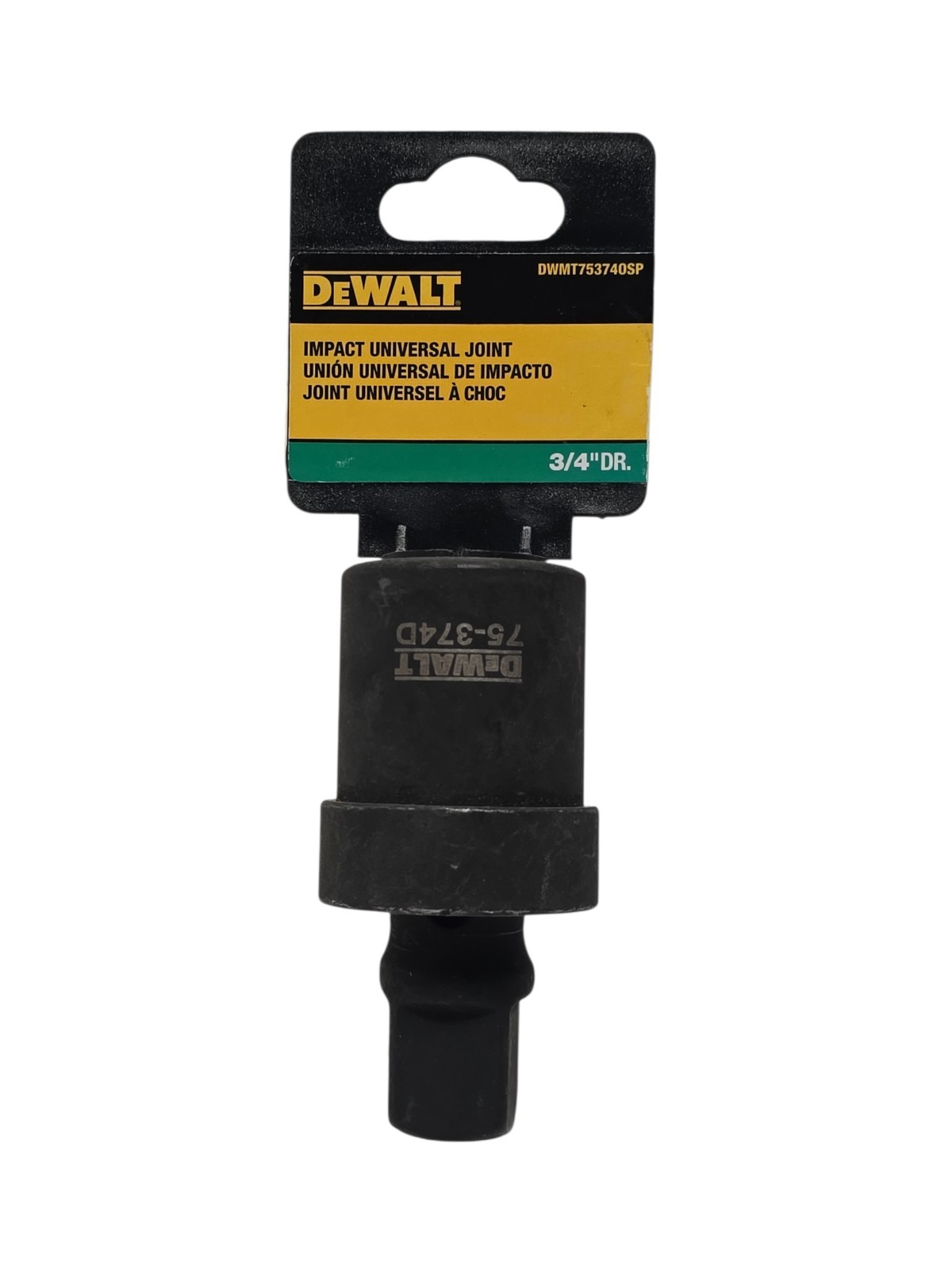 DEWALT Impact Universal Joint 3/4&Prime; Drive DWMT753740SP