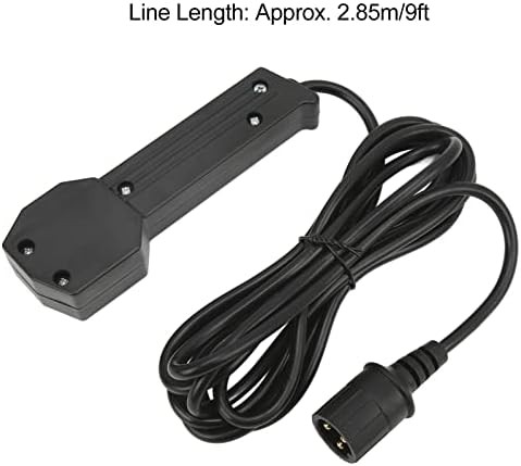 3-Prong 12 V Winch Remote Control with Female Plug and 9 Ft Cable | Handheld man