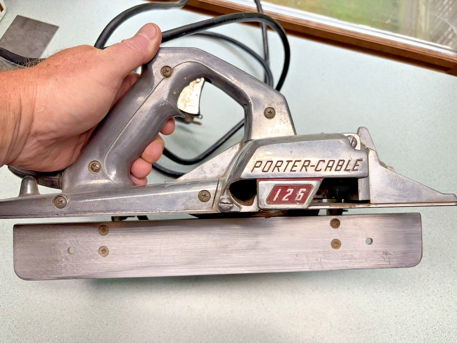 Porter Cable Model 126 a true Type 1 Heavy Duty Porta-Plane Corded RUNS cutter