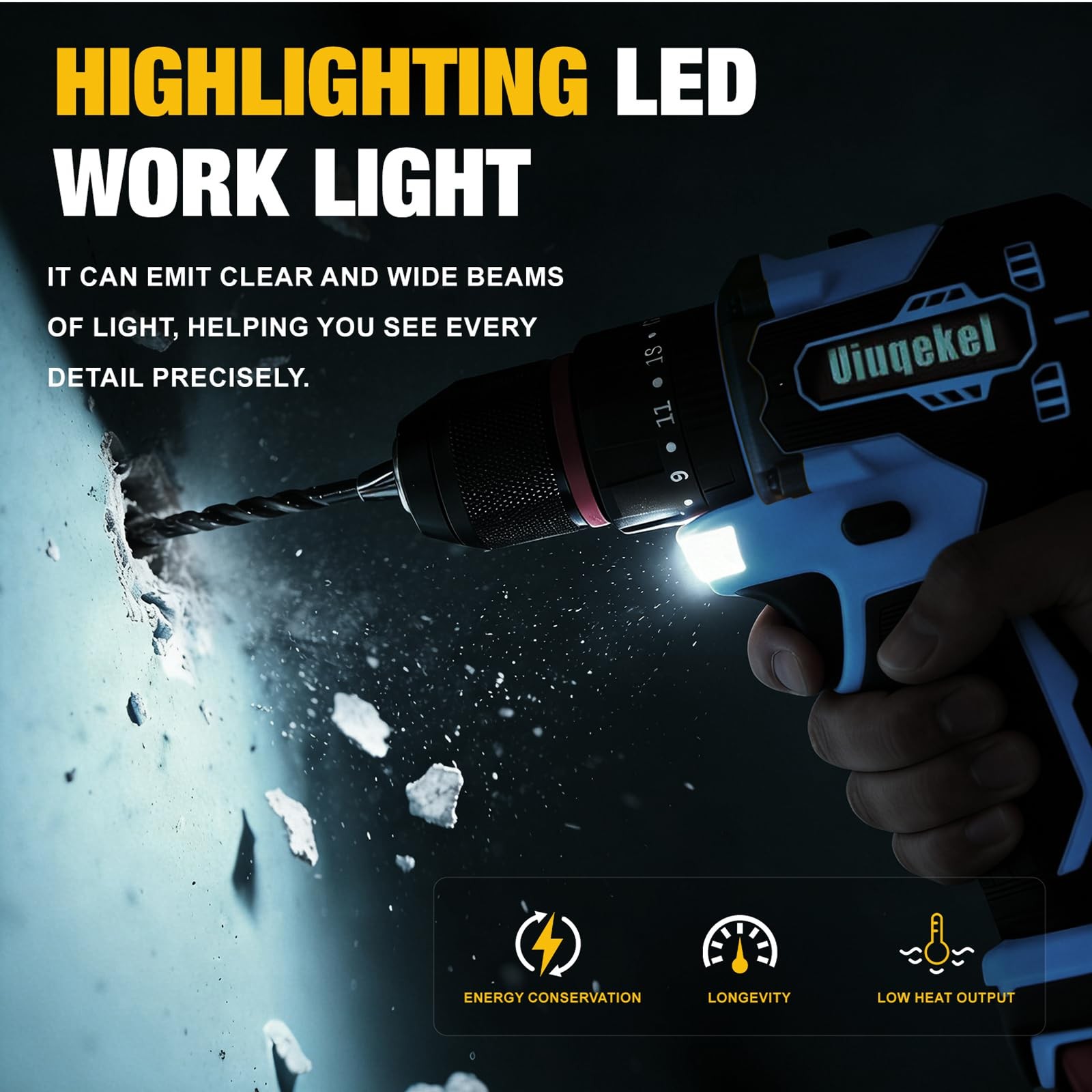 Brushless Cordless Drill Driver Kit, 575 In-Lbs Torque, 25+1 Clutch, 2-Speed …