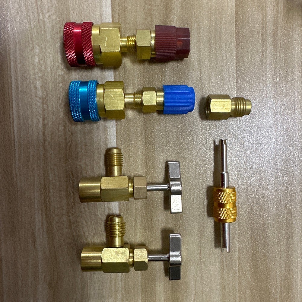 Brass For R1234YF Quick Couplers for Automotive Climate Control Repair