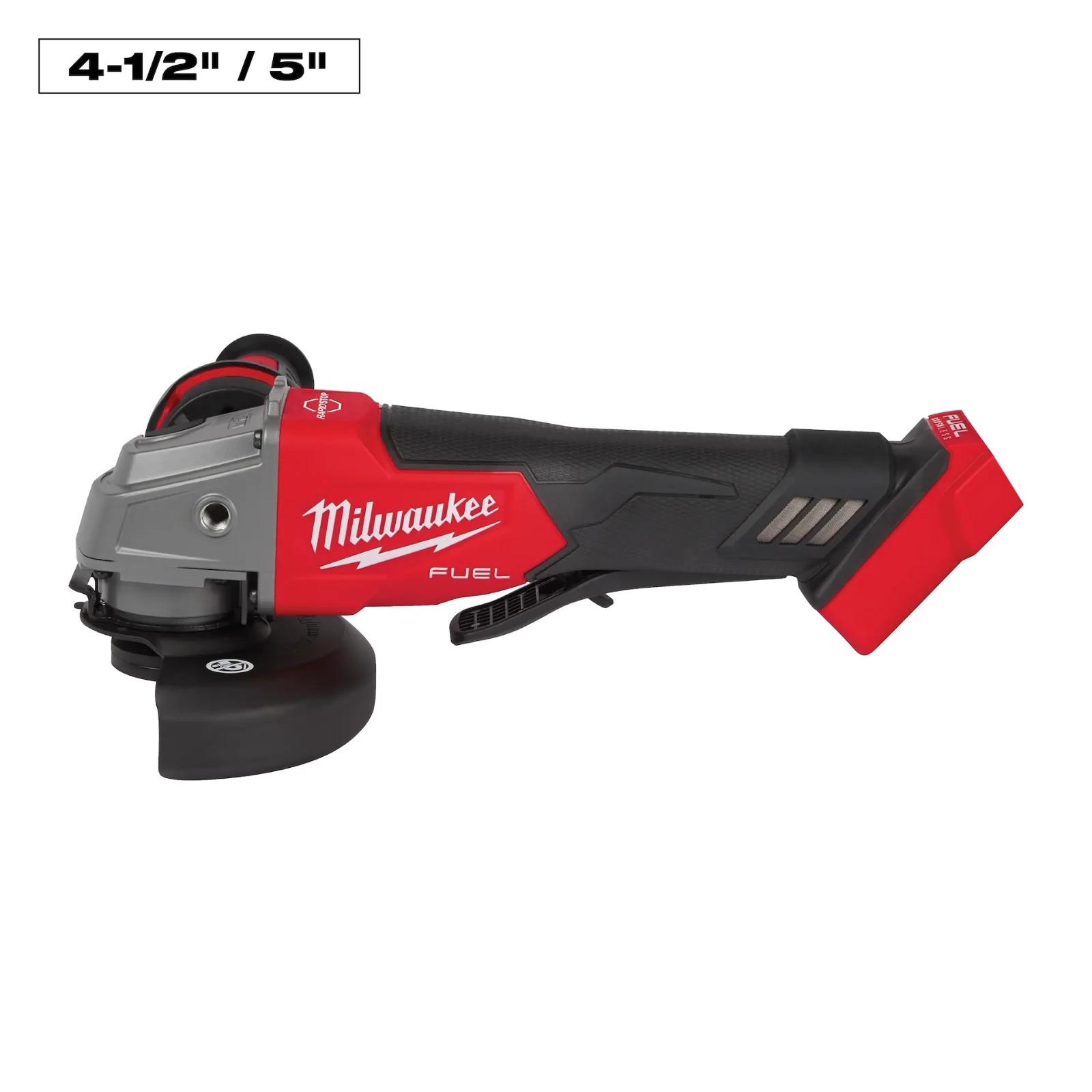 Milwaukee M18 FUEL 4 1/2&Prime; / 5&Prime; 18V Cordless Angle Grinder, No-Lock – 2880-20