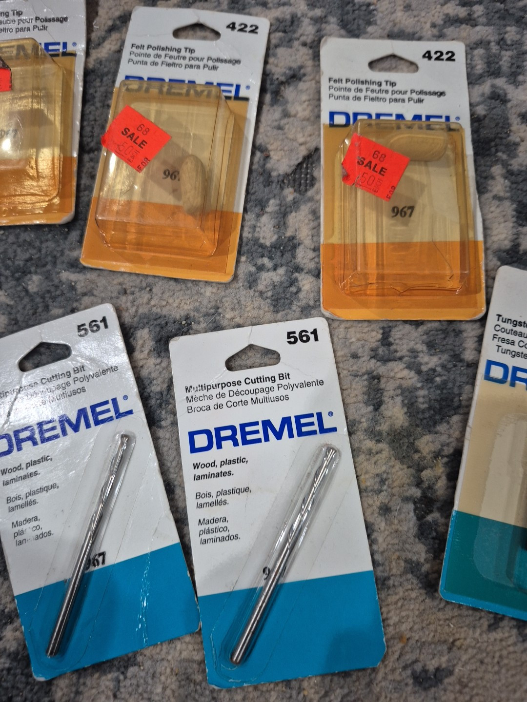 Lot Dremel Bit High Speed Cutter Buffing 404 561 9903 422 D8