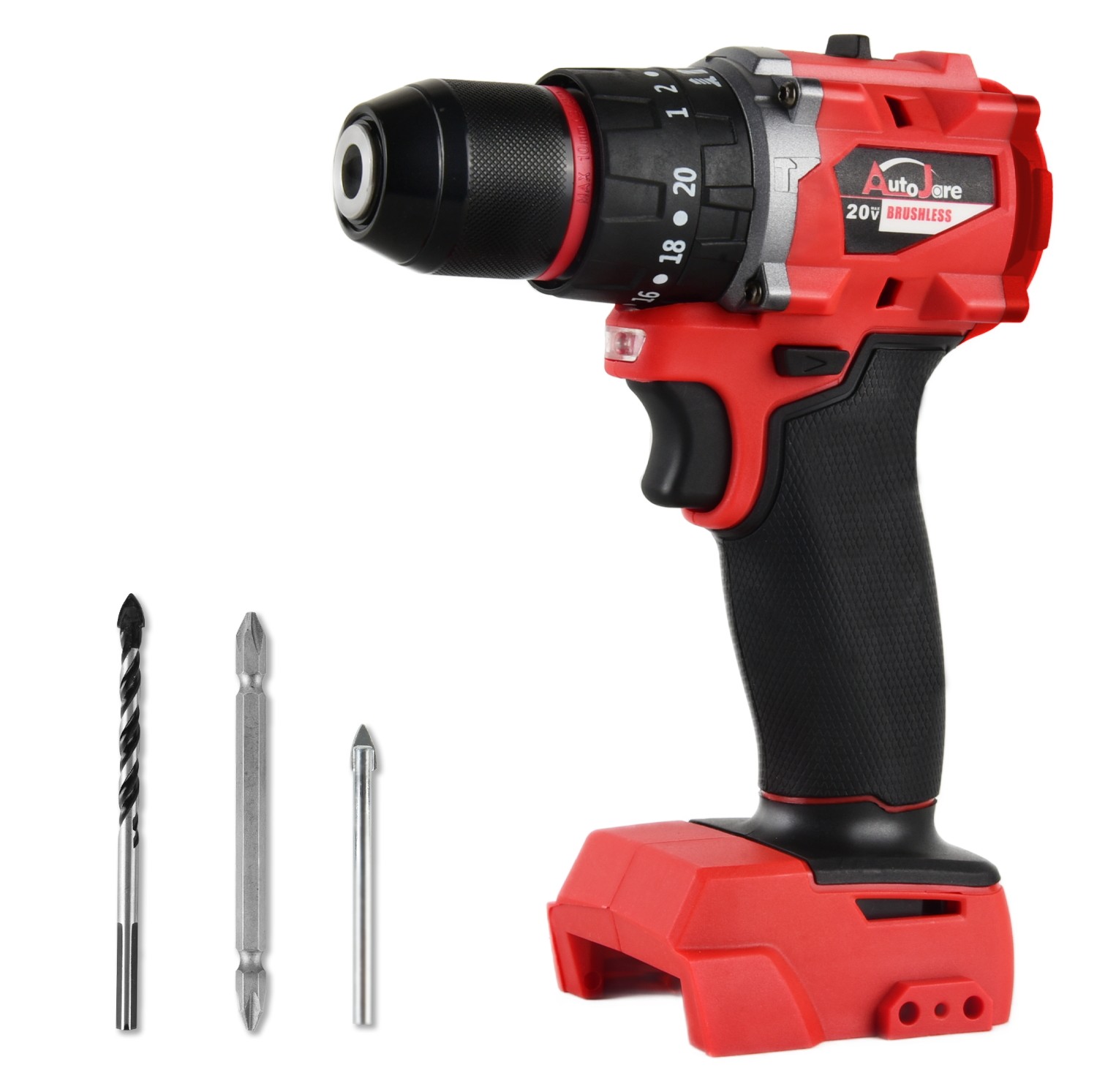 Cordless Brushless 3/8-inch Drill Driver for Milwaukee 18V Battery TOOL ONLY