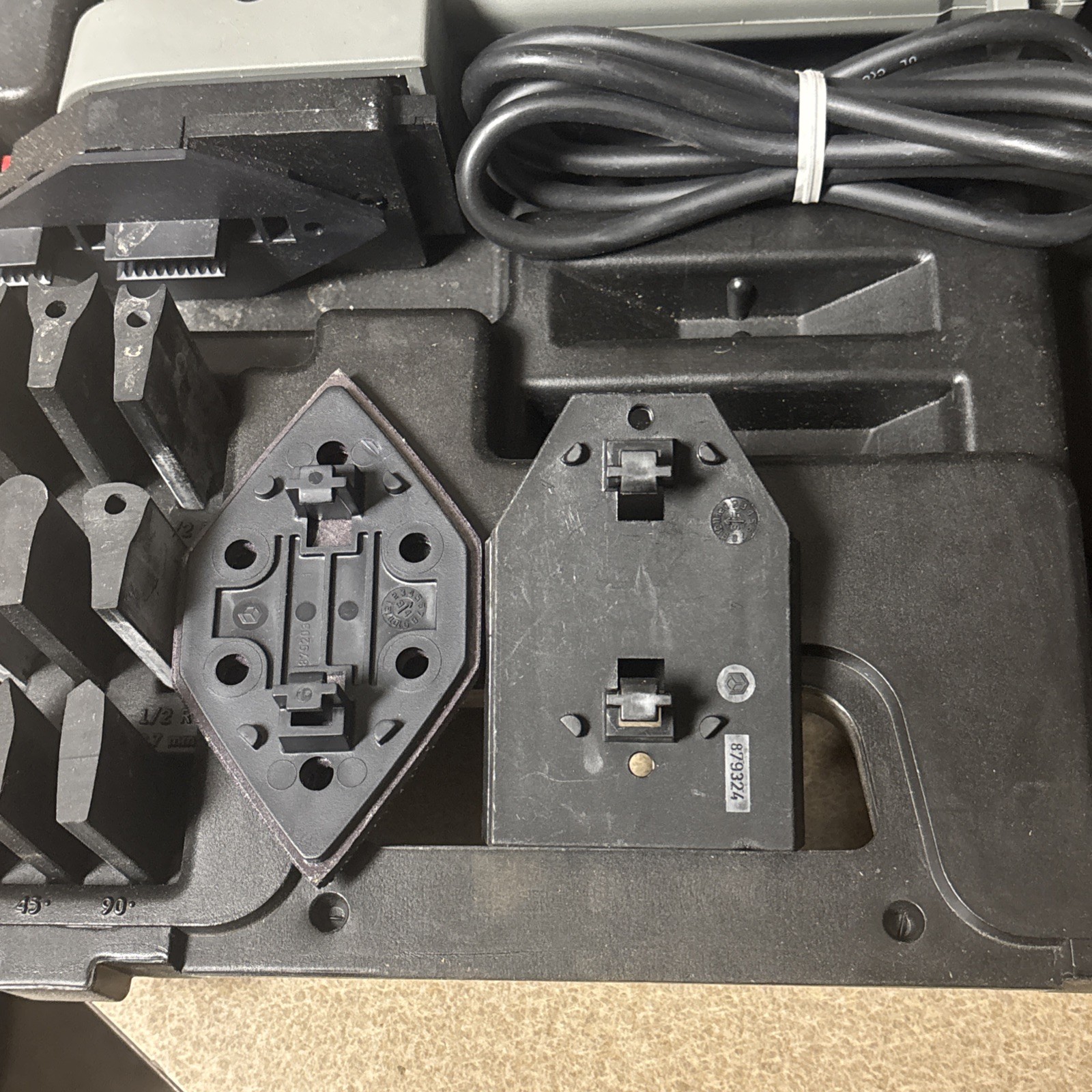PORTER CABLE PROFILE SANDER No. 444 DETAIL MOLDING SANDING KIT W/ CASE!! Tested