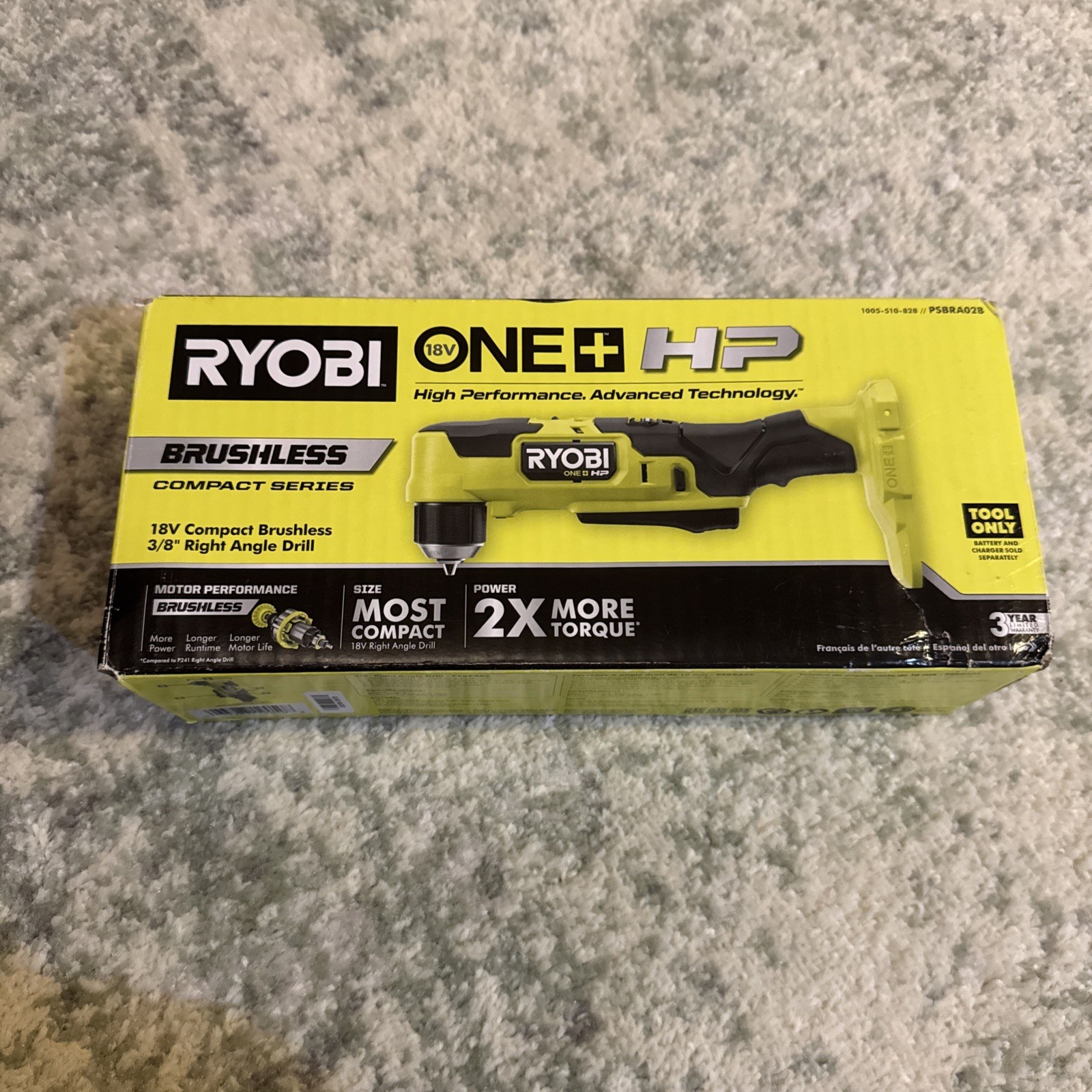 ONE+ HP 18V Brushless Cordless Compact 3/8 In. Right Angle Drill (Tool Only)
