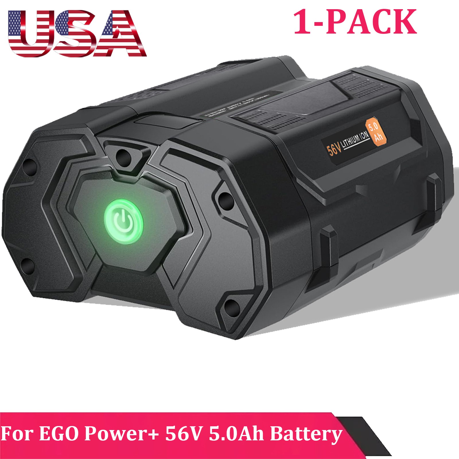 5.0Ah 56V Lithium-ion Battery For EGO BA5600T BA4200T BA2800 BA1400T CH2100 NEW