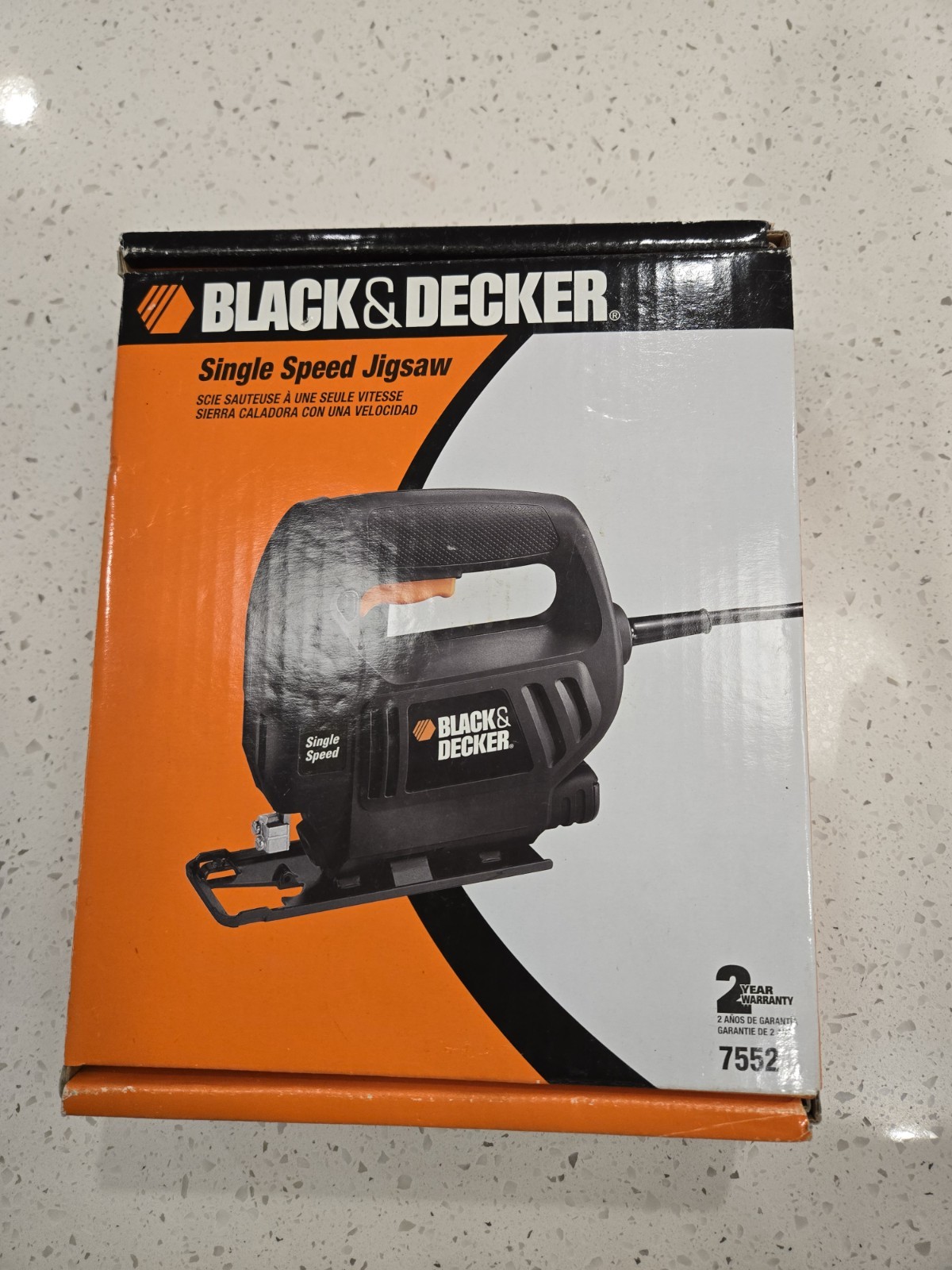 Black And Decker Single Speed Jigsaw 120V 3.2A Corded Electric Model 7552