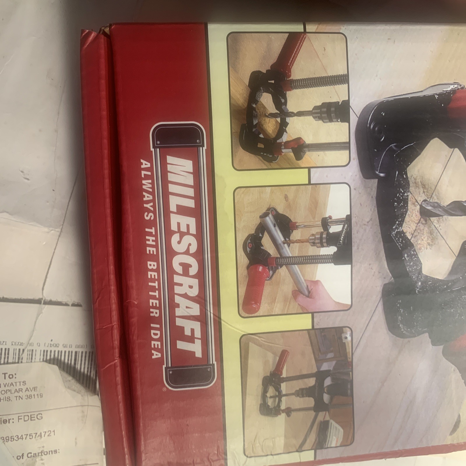 Milescraft 1318 Drill Mate Portable Drill Press Guide Jig Multi Angle Settings
