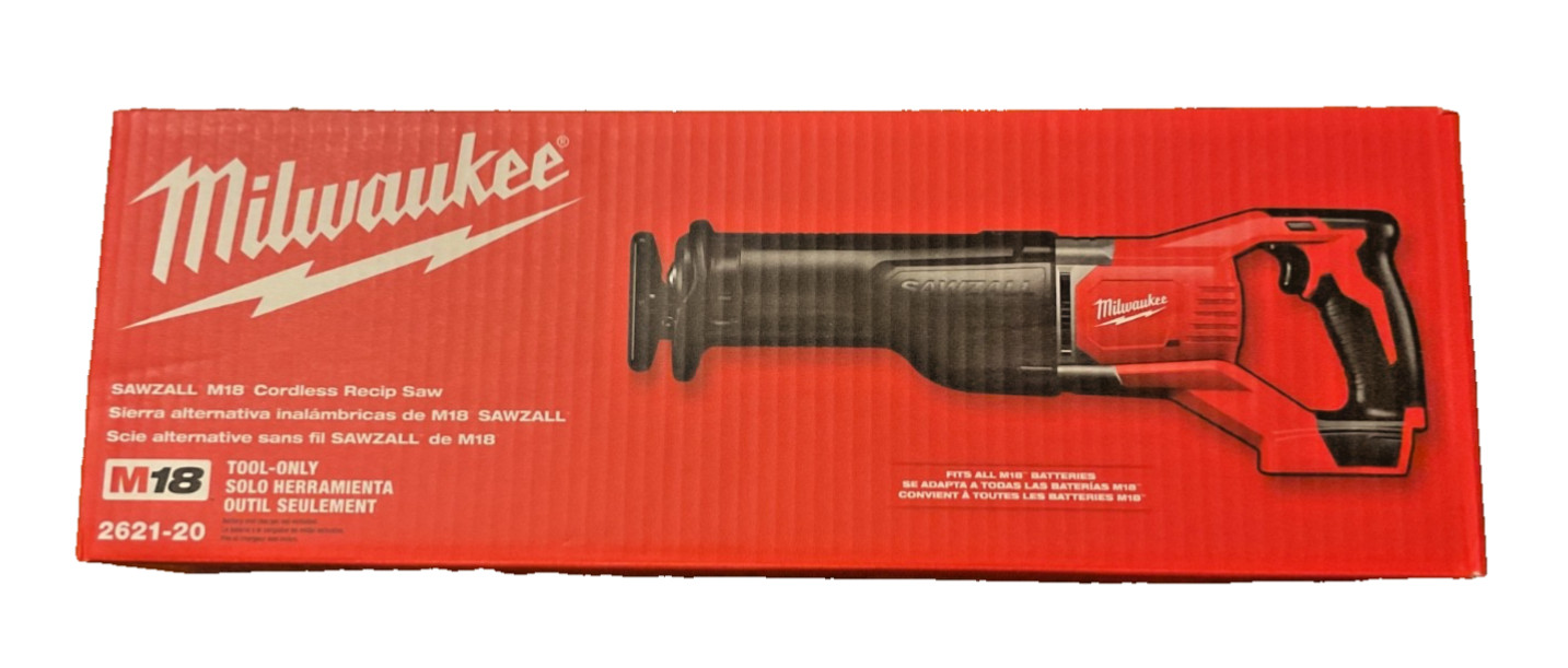 milwaukee 2621-20 m18 sawzall Tool-only
