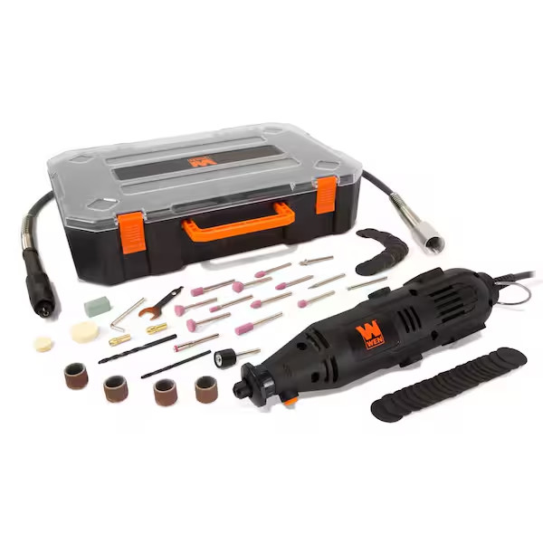 Rotary Tool Kit 100+ Pieces Accessories Dremel Set Variable Speed w/ Flex Shaft
