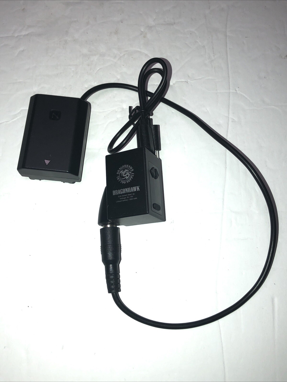 Dragonhawk B1 Wireless Tattoo Battery Power Supply Lightweight Small Lcd RCA