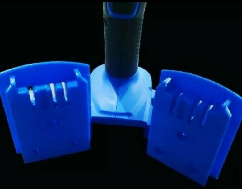 **2 Pack** BLUE Kobalt 24V Battery Slot Tool Holder Mount