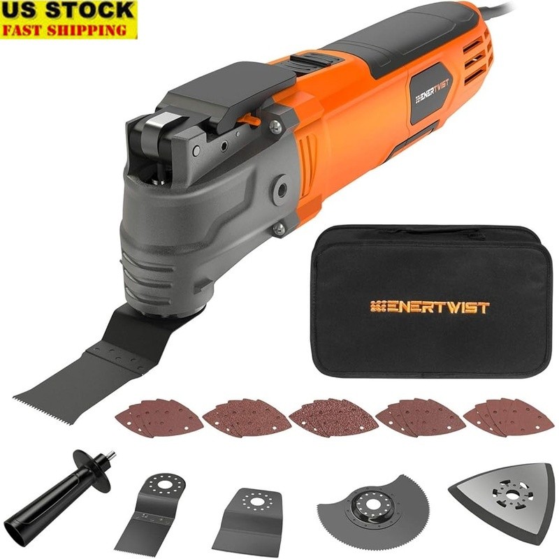 Powerful Oscillating Multi-Tool 42 Amp Variable Speed Universal Fit Accessories