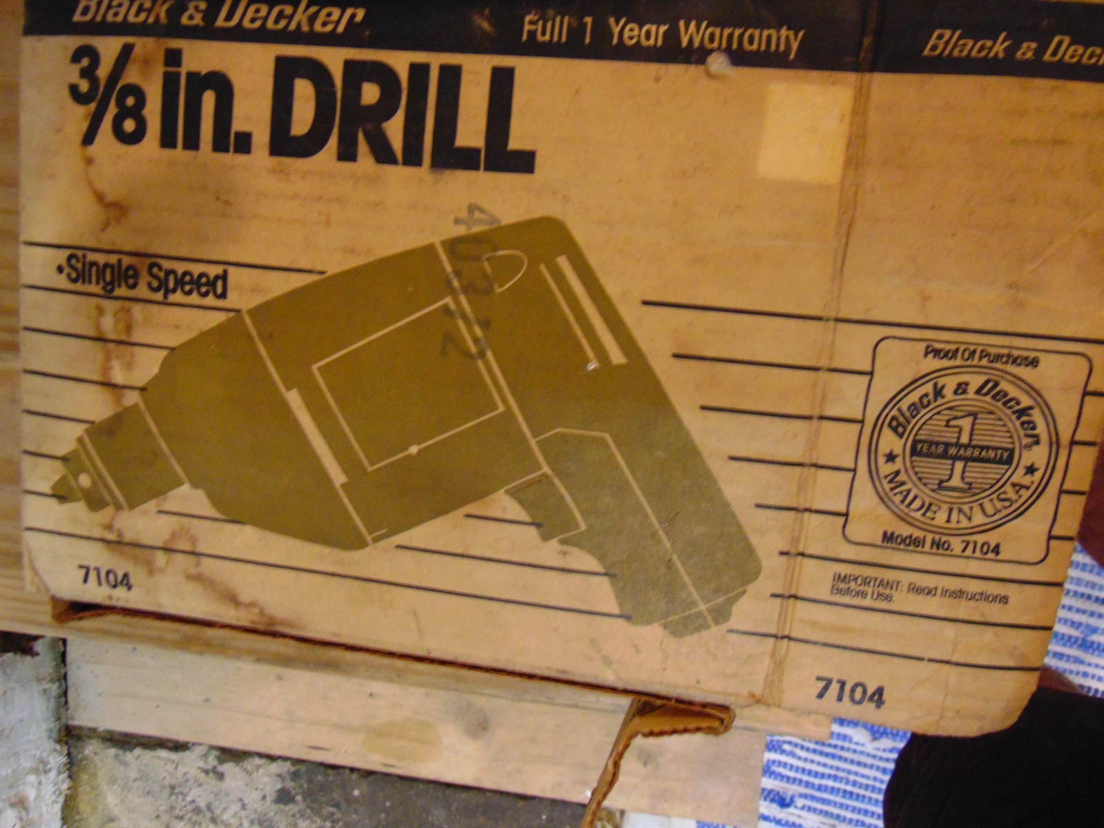 1952 pistil drill {2} one with Aluminum one with plastic grip both Vintage.