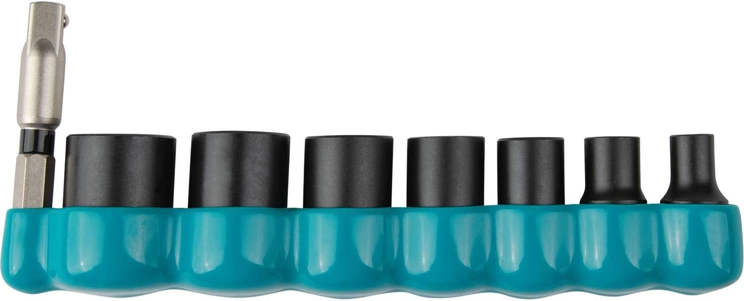 Makita E-01703 Impact XPS™ 8 Pc. 1/4&Prime; Drive 6-Point SAE Impact Socket Set w/Stan
