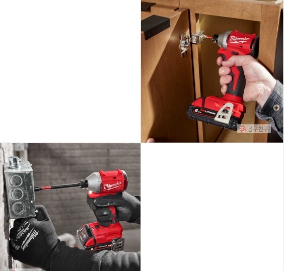 Milwaukee M18 BLIDR BL 2×2.0Ah 18V 6.35mm 3600Rpm 4900Ipm 192Nm 2lb Charger_220V