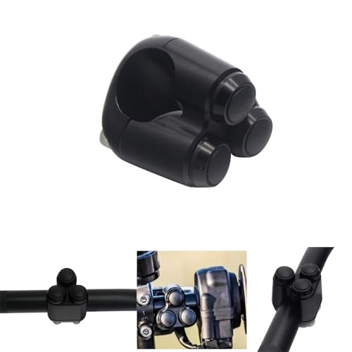 Universal 3 Buttons CNC Hand Control Momentary Switch Micro 7/8 Inch Black