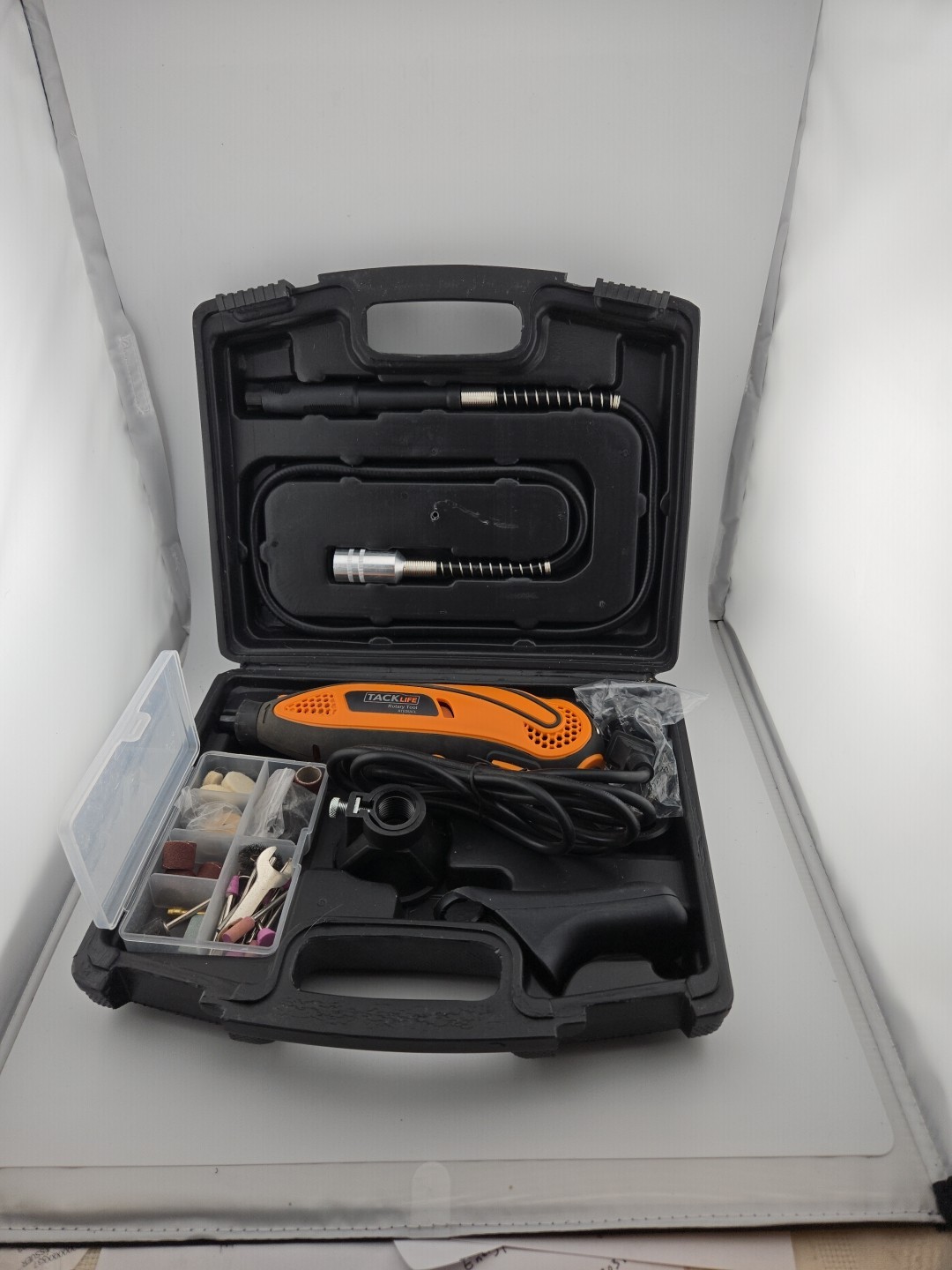 Tacklife RTD35ACL Variable Speed Rotary Tool Kit 120V With Hard Case – Tested