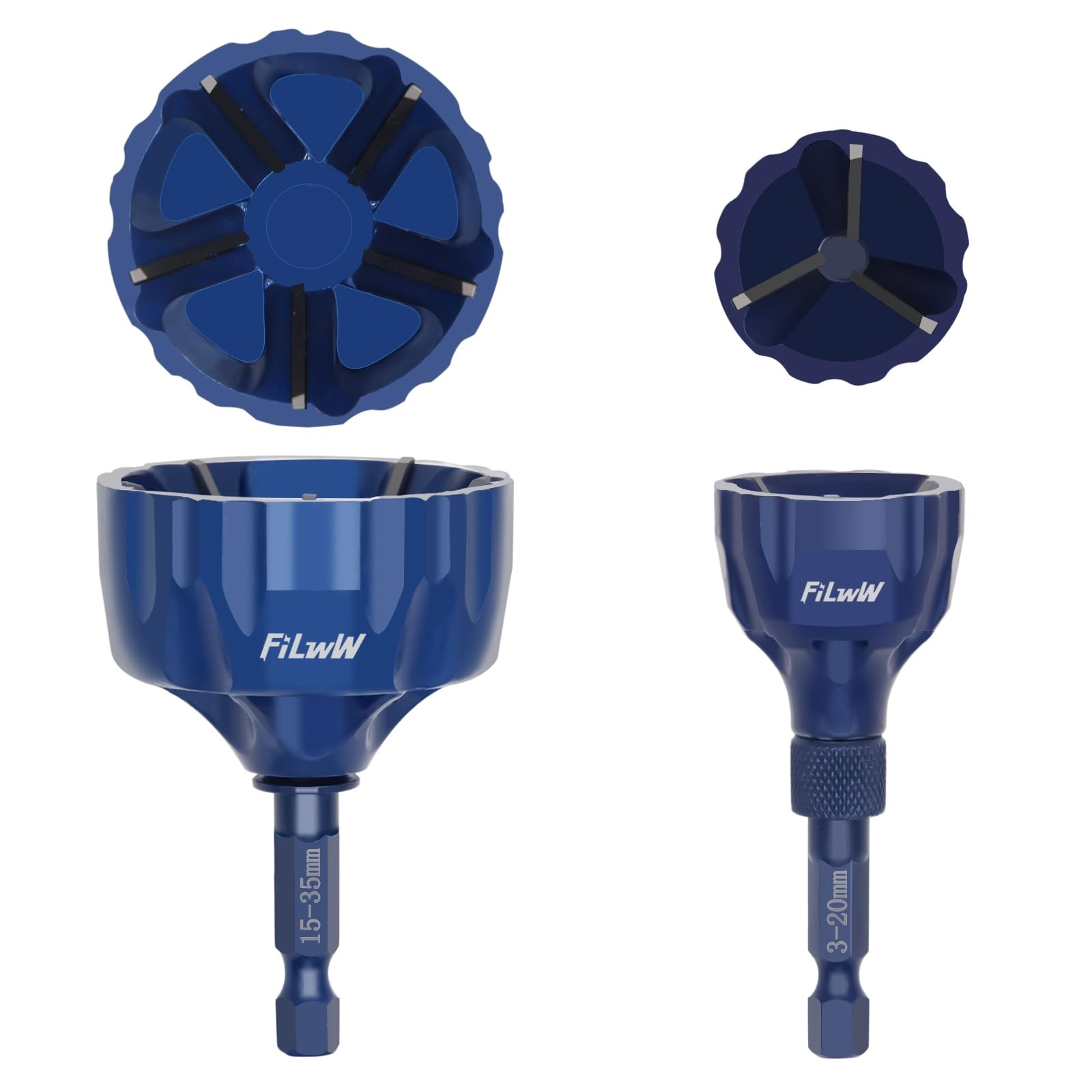 Deburring External Chamfer Tool Set, Tungsten Carbide Chamfering Drill Bit, D…